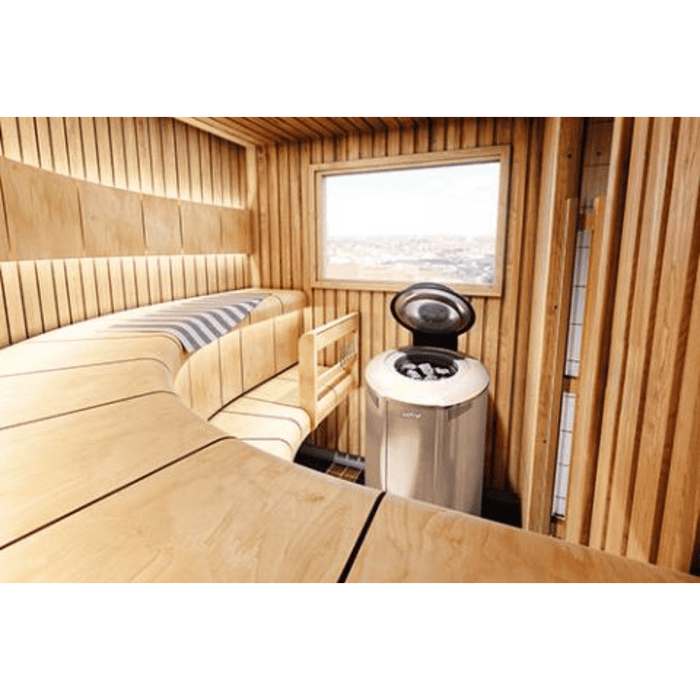 harvia sauna heater digital control forte series 6.5kwin interior view