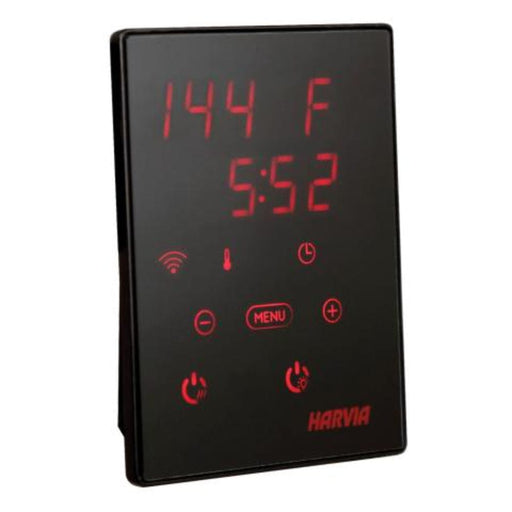 harvia sauna heater control in white background