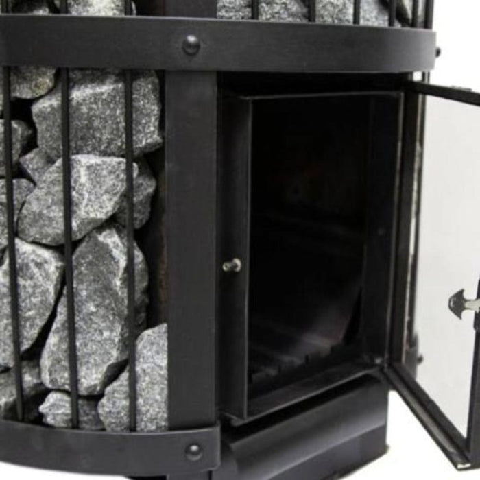 harvia sauna stove open door