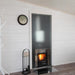harvia sauna stove with clock beside