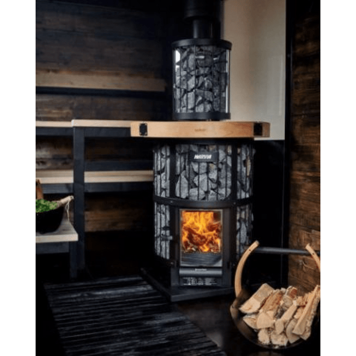 harvia sauna wood stove lifestyle