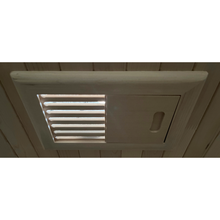 SteamSpa Infrared Home Sauna Hemlock Wooden Indoor 3 Person Infrared Sauna Spa