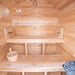 leisure craft sauna front view of interior