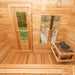 leisure craft sauna top view of interiror