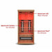 low emf infrared sauna front view