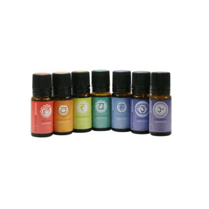 Mr. Steam Chakra Aroma Essential Oil 7 Pack 10ml Bottles