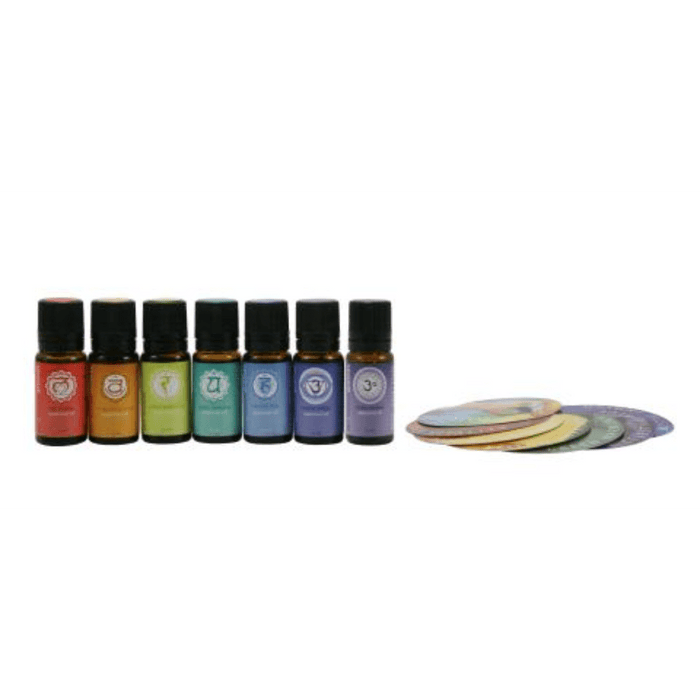 Mr. Steam Chakra Aroma Essential Oil 7 Pack 10ml Bottles