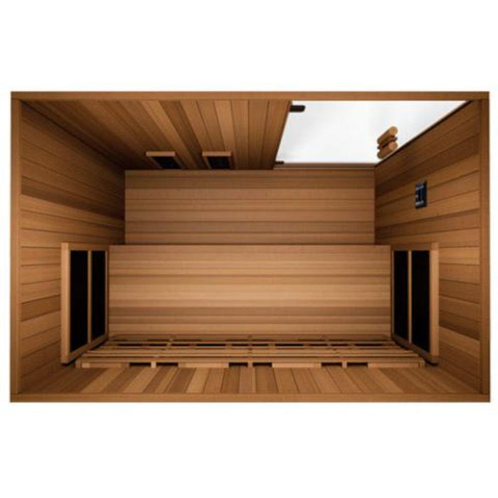 personal infrared sauna interior view