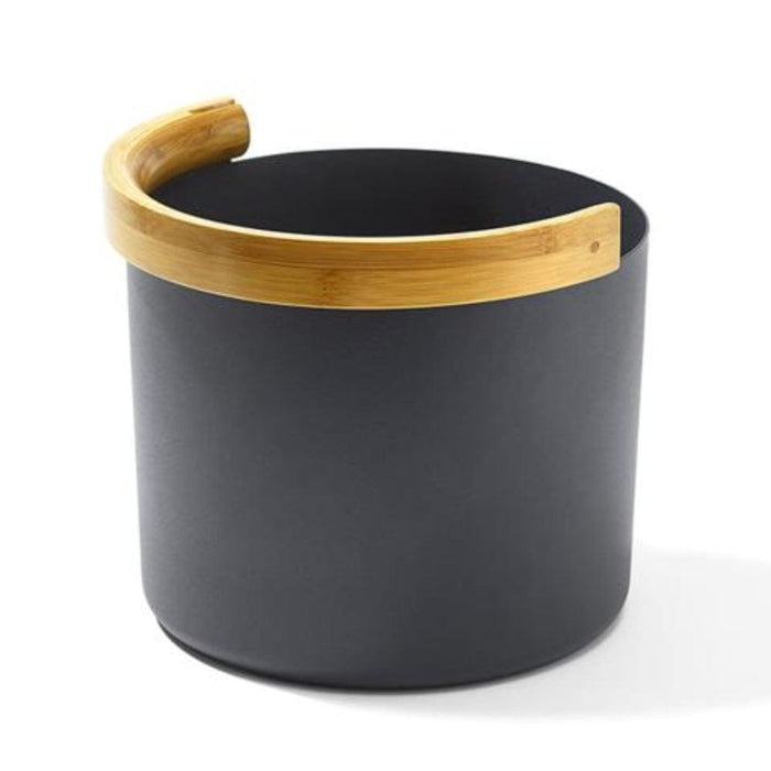 Kolo Sauna Bucket with Curved Handle Bamboo Aluminum 1.5 Gal