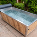 plunge cold tub with ice