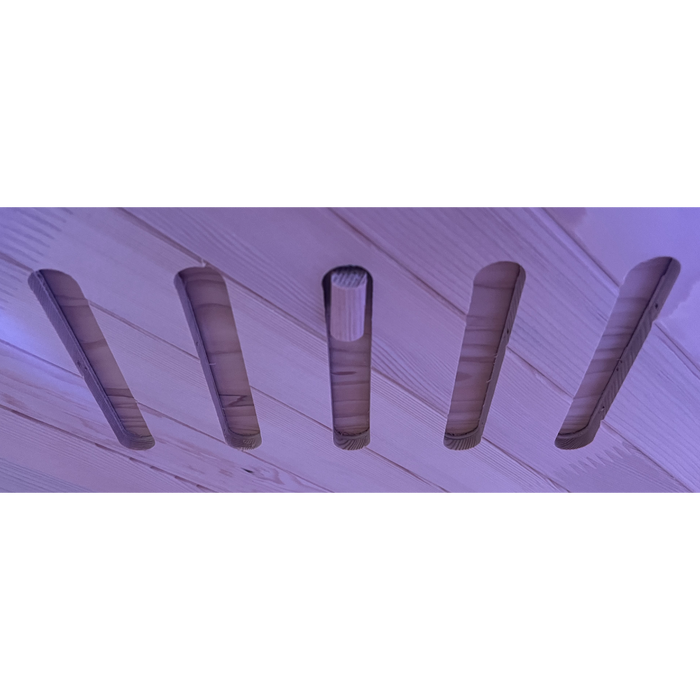 SteamSpa Infrared Home Sauna Hemlock Wooden Indoor 5 Person Infrared Sauna Spa