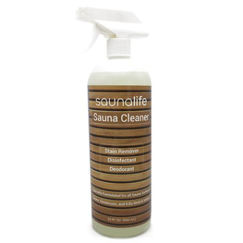 sauna accessories in spray bottle