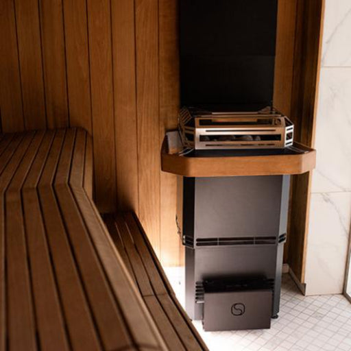 sauna heater electric up close view