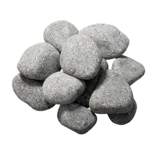 sauna stones in white background