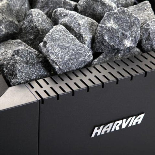 sauna stove close up stone