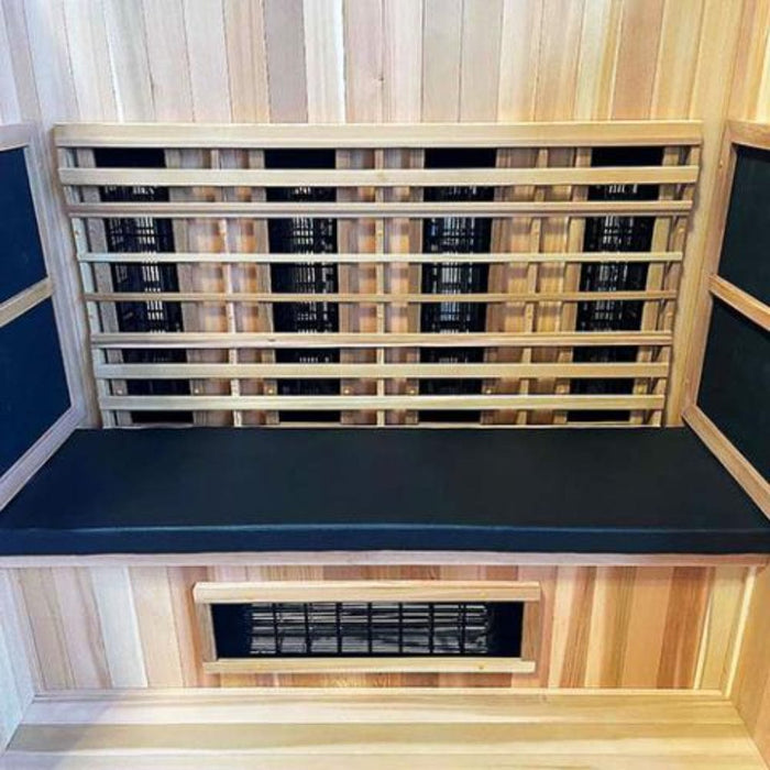 three person sauna seat