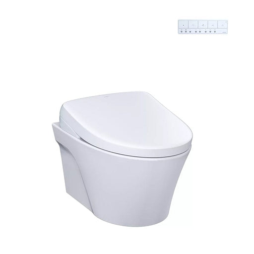 toto bidet toilet right view in a white background