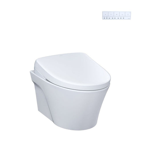 toto bidet toilet right view white background