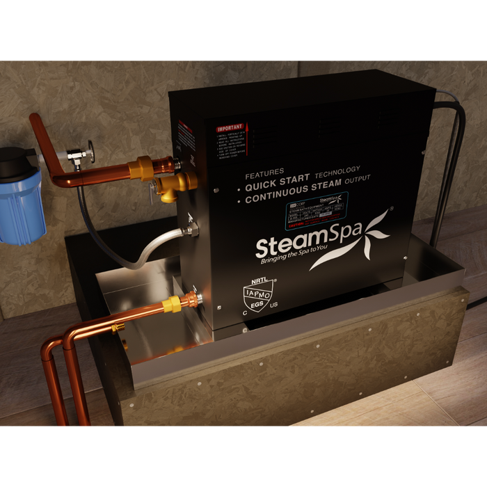 SteamSpa Acu-Steam Bath Generator Universal Water Collecting Drainage Pan