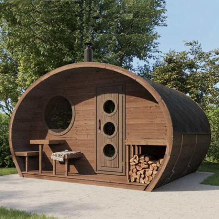 wood sauna kit outdoor