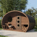 wood sauna kit outdoor