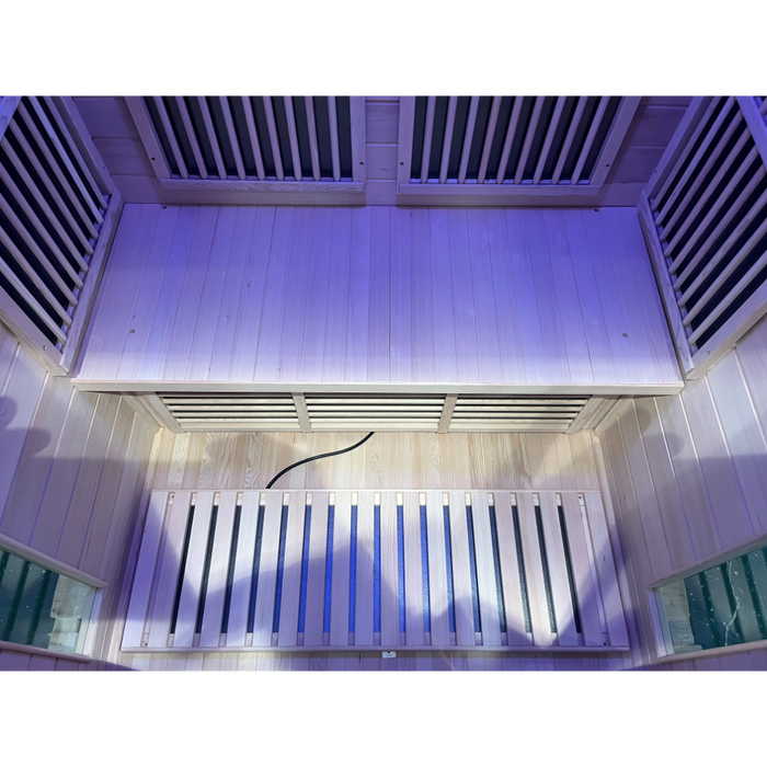 SteamSpa Infrared Home Sauna Hemlock Wooden Indoor 1-2 Person Infrared Sauna Spa